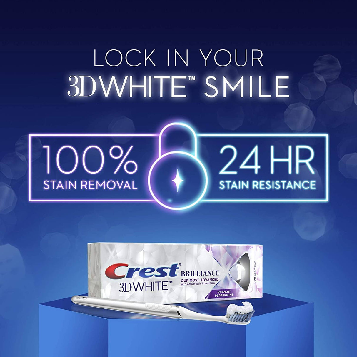 Crest 3D White Brilliance Toothpaste 116g (2 Pack) Crest 