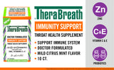 TheraBreath Immunity Support Throat Health Supplement Lozenges (10 Lozenges) - Best Before 12/22 TheraBreath 