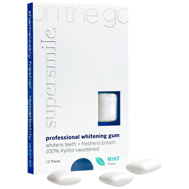 Supersmile Whitening Gum (3 Pack / 36 Gums) Supersmile 