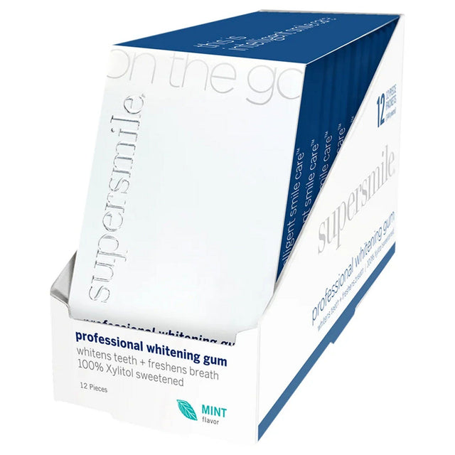 Supersmile Whitening Gum (12 Pack / 144 Gums) Supersmile 