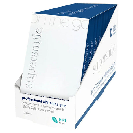 Supersmile Whitening Gum (12 Pack / 144 Gums) Supersmile 