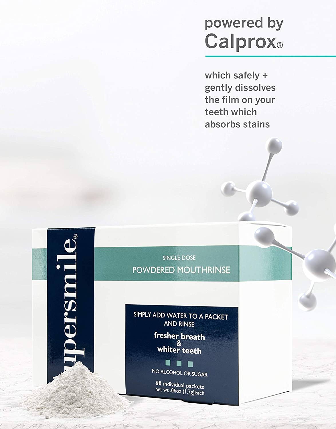 Supersmile Powdered Whitening Mouthrinse (60 pkts) Supersmile 