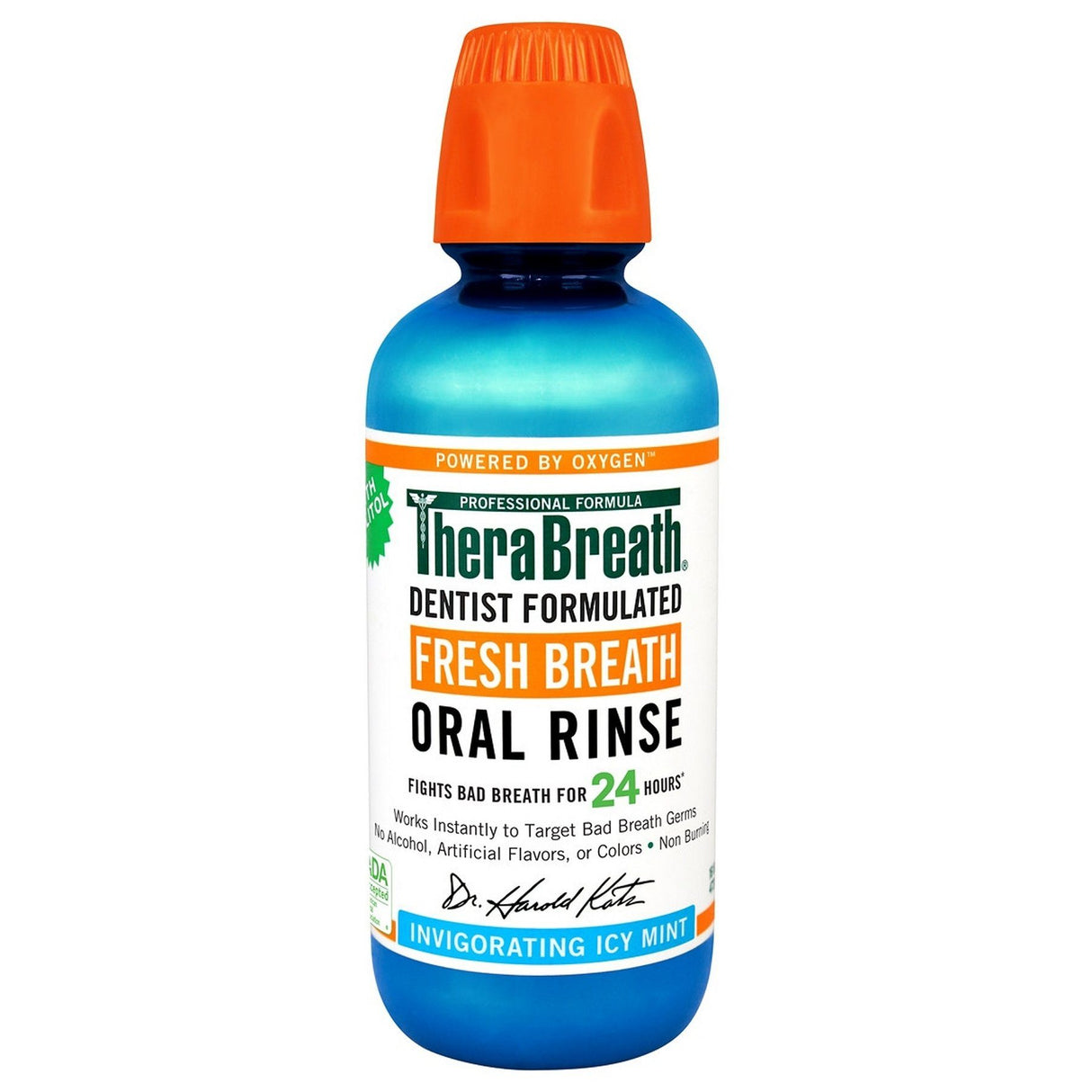 TheraBreath Icy Mint Oral Rinse 473ml TheraBreath 